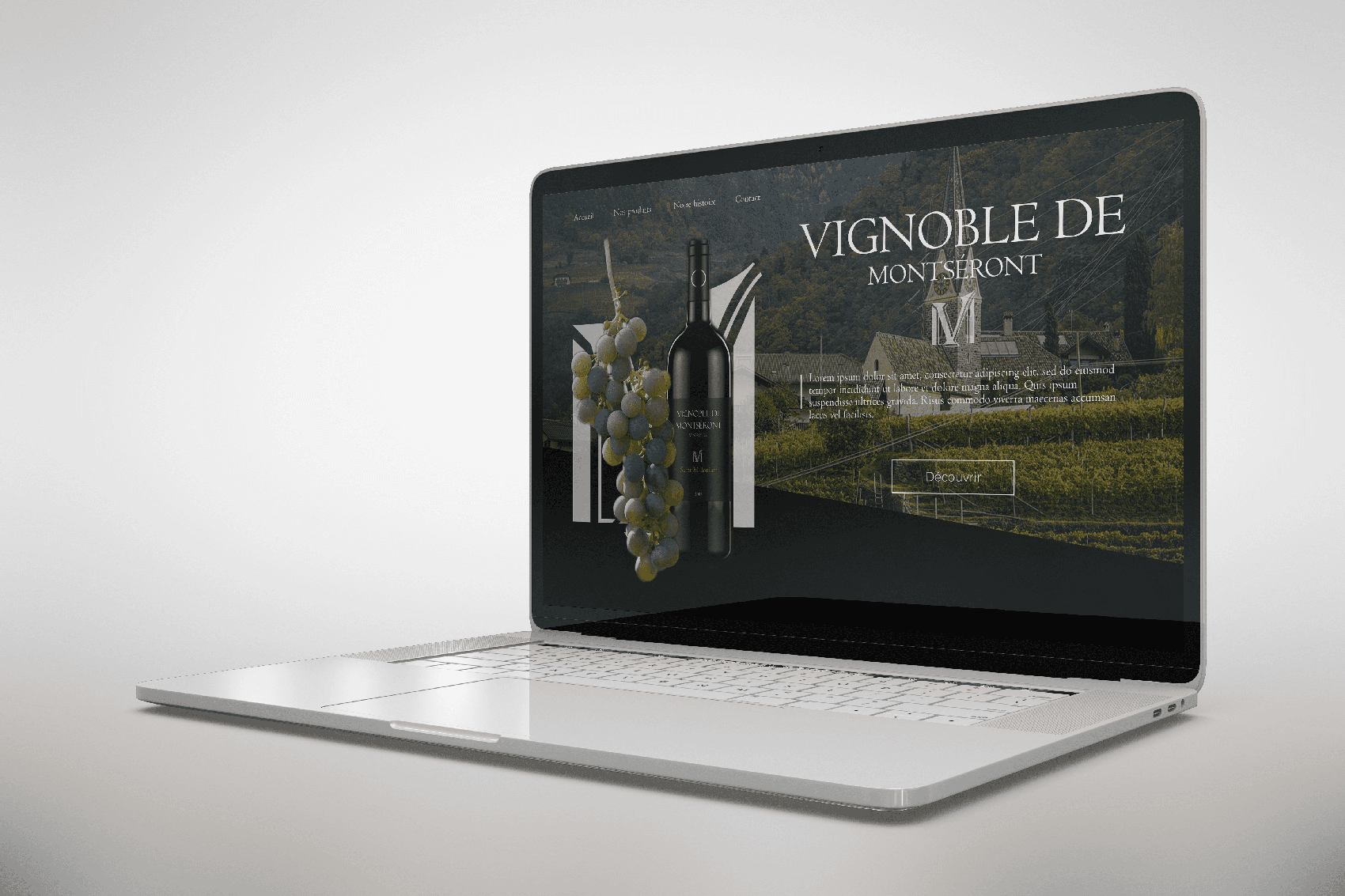 Site internet e-commerce pour un vignoble : un design épuré, une bonne visibilité sur les moteurs de recherche, la vente de vin en ligne, un site original et épuré qui puisse attirer l'oeil des visiteurs